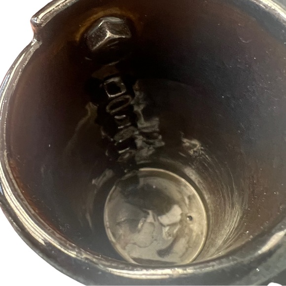 Matte Blue Gray Handmade Chehalem Mountain Pottery Stoneware Steampunk Mug 14 oz - Picture 9 of 9